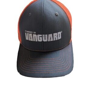 Powered By Vanguard RICHARDSON Snapback Gray & Bright Orange Mesh Adjustable Hat